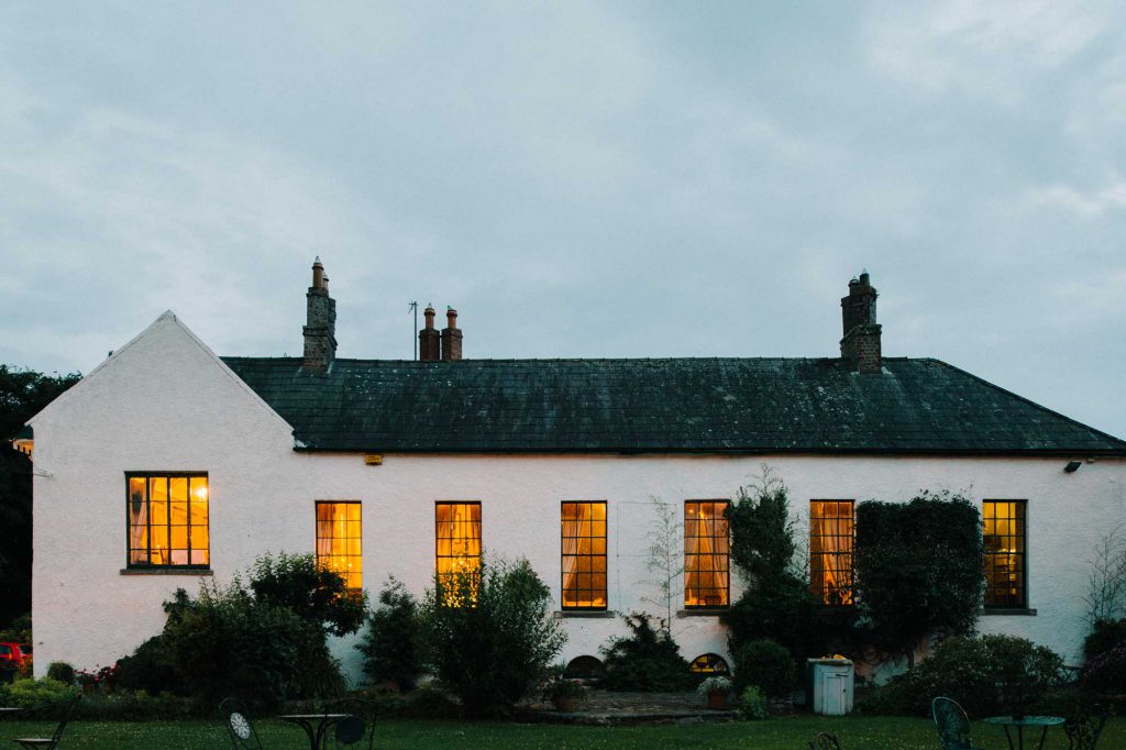 clean energy ghan house, carlingford at night