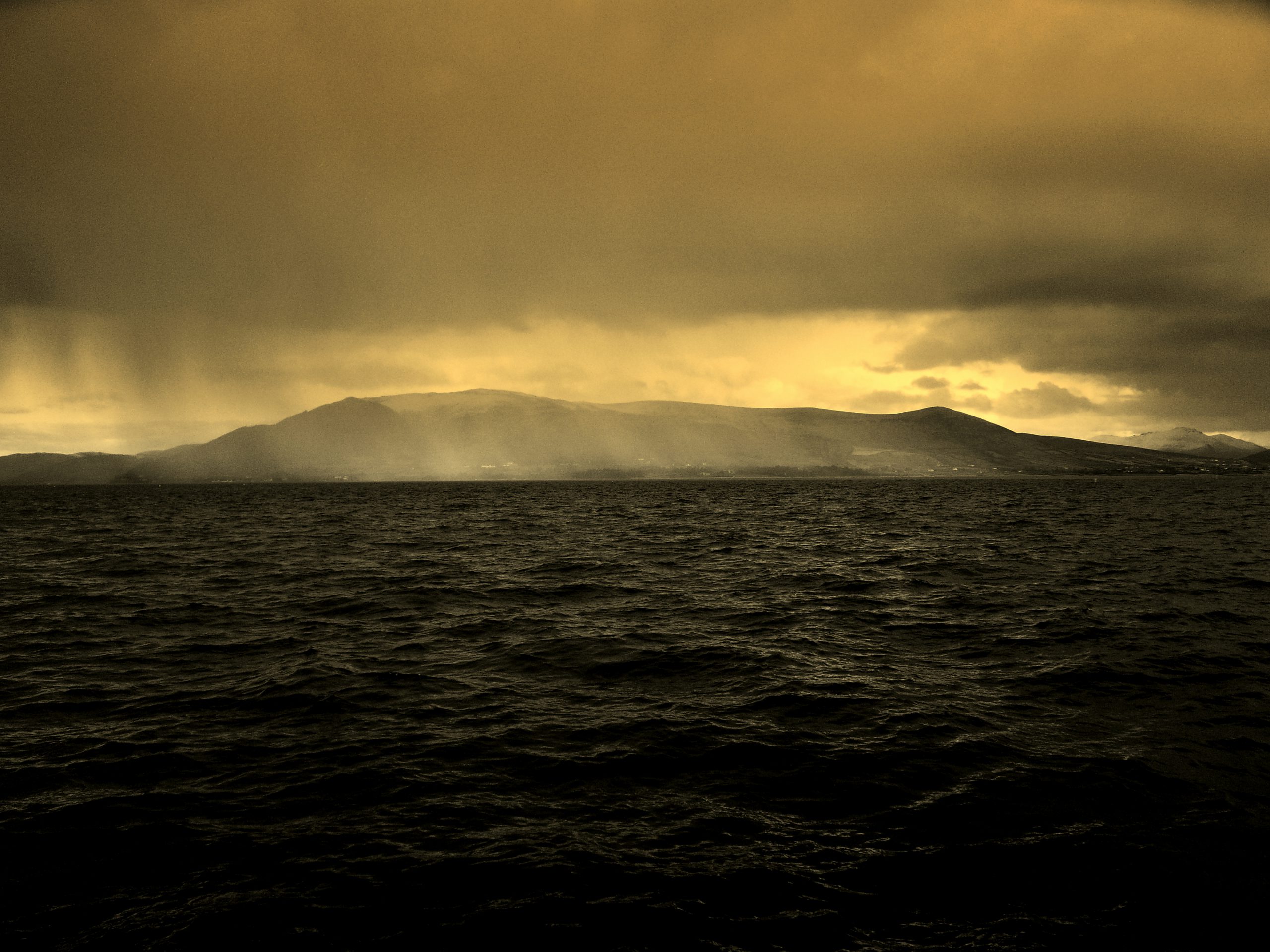 The Mourne Mountains from Carlingford Shore